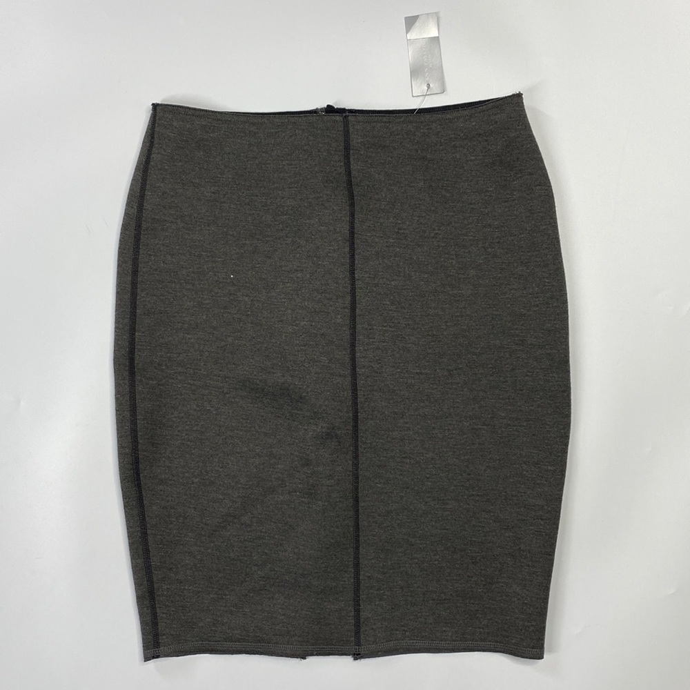 Ann Taylor Charcoal Gray Pencil Skirt Size 4P NWT